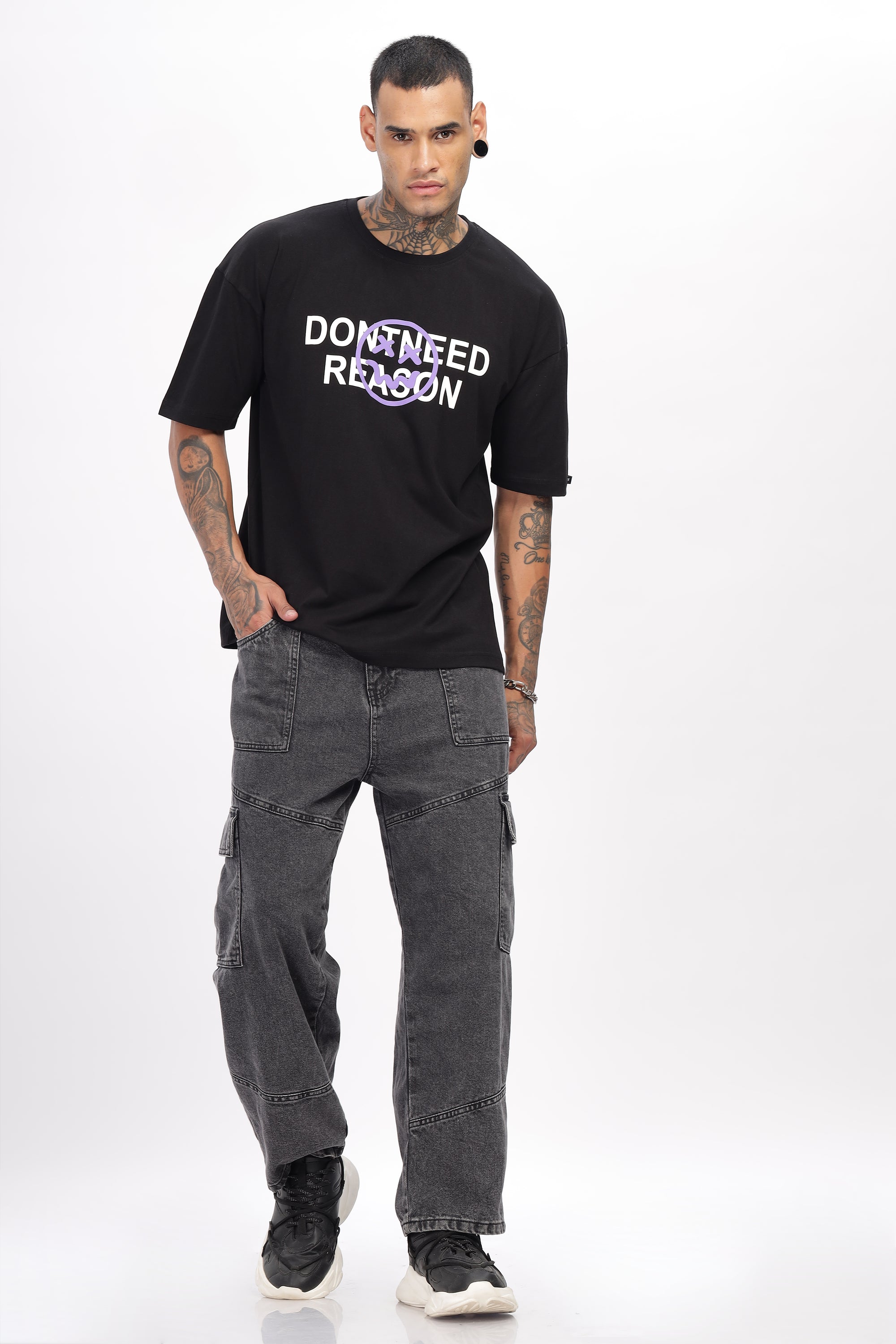 Don't need Reason -Oversized t-shirt
