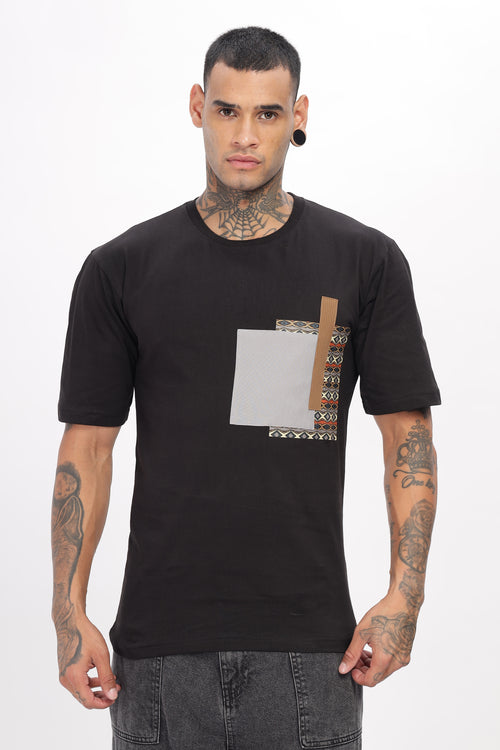 Black t-shirt oversized