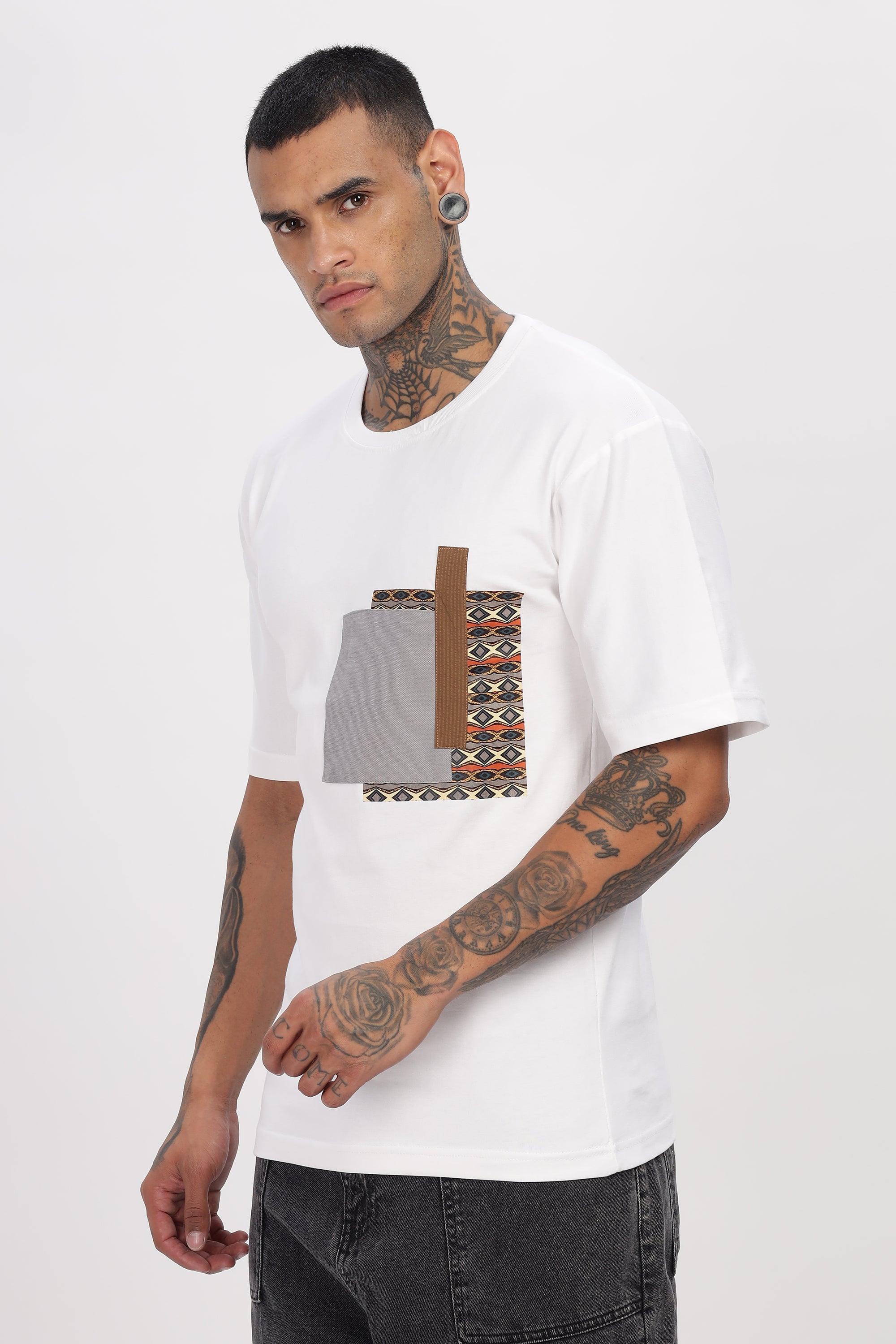 white tees oversized