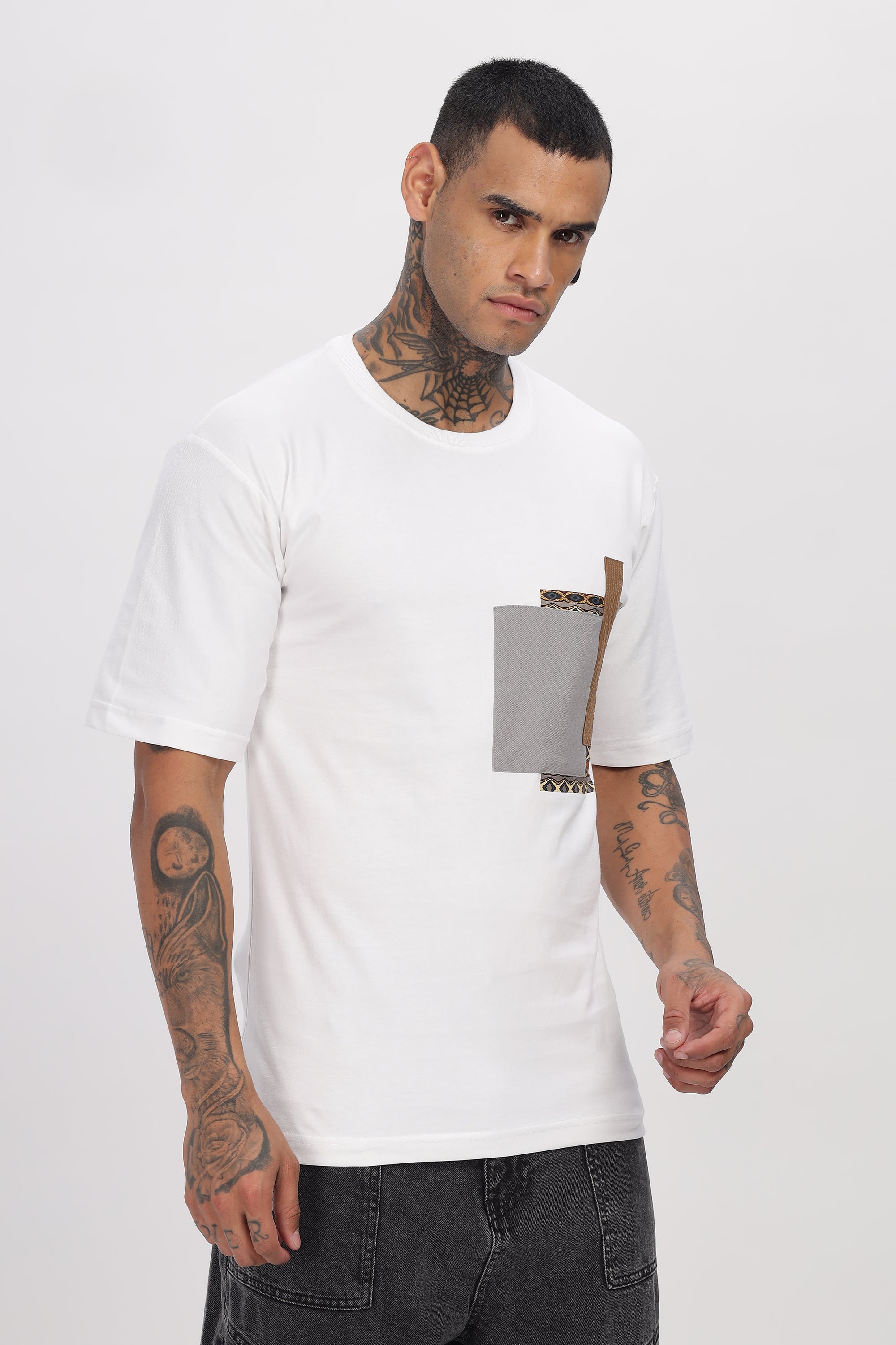 white tees oversized