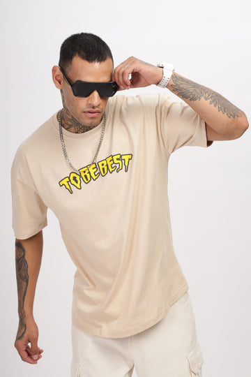 To Be Best Oversized Tee Beige