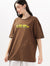 To Be Best Oversized Tee Brown