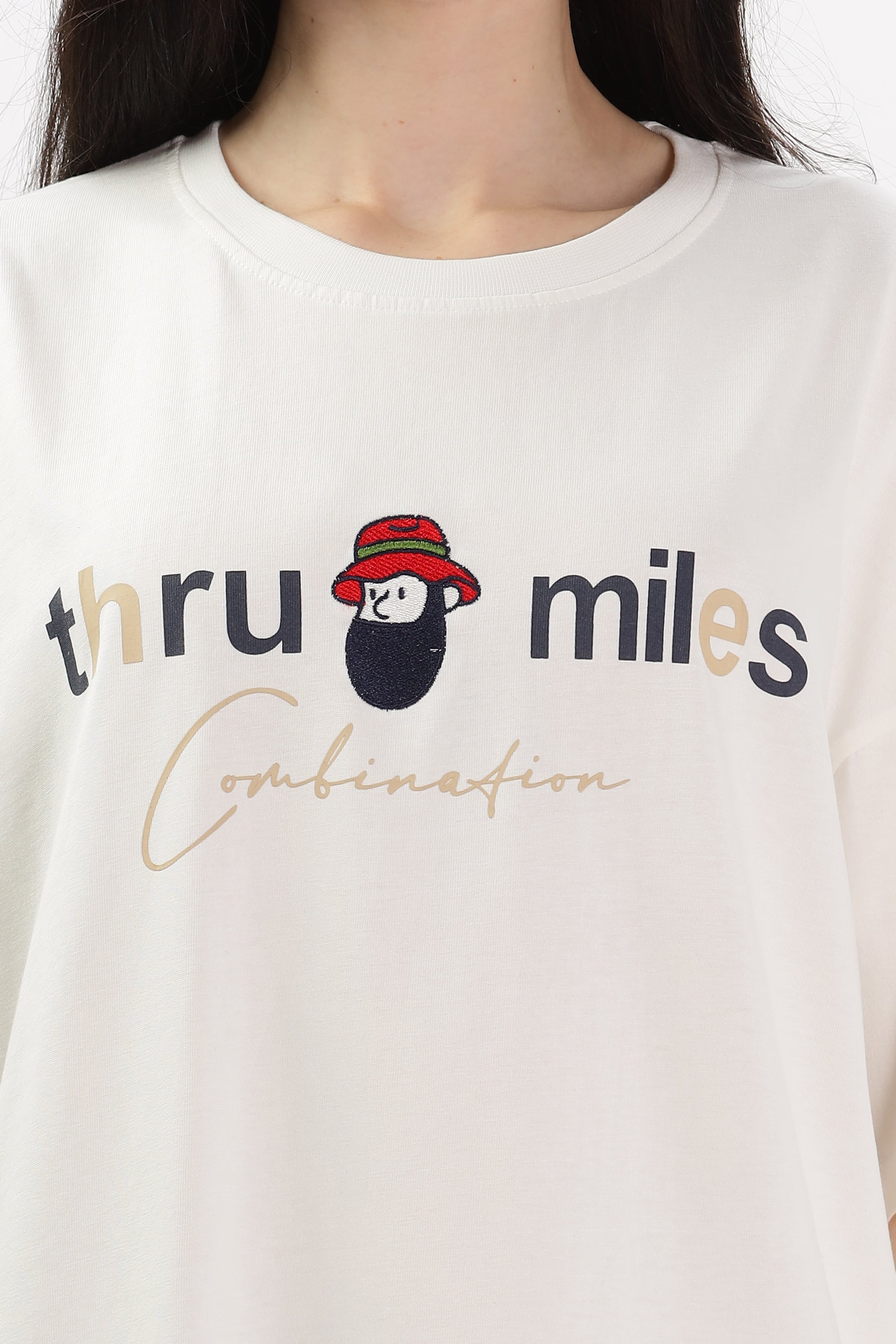 Thru Miles - Oversized White