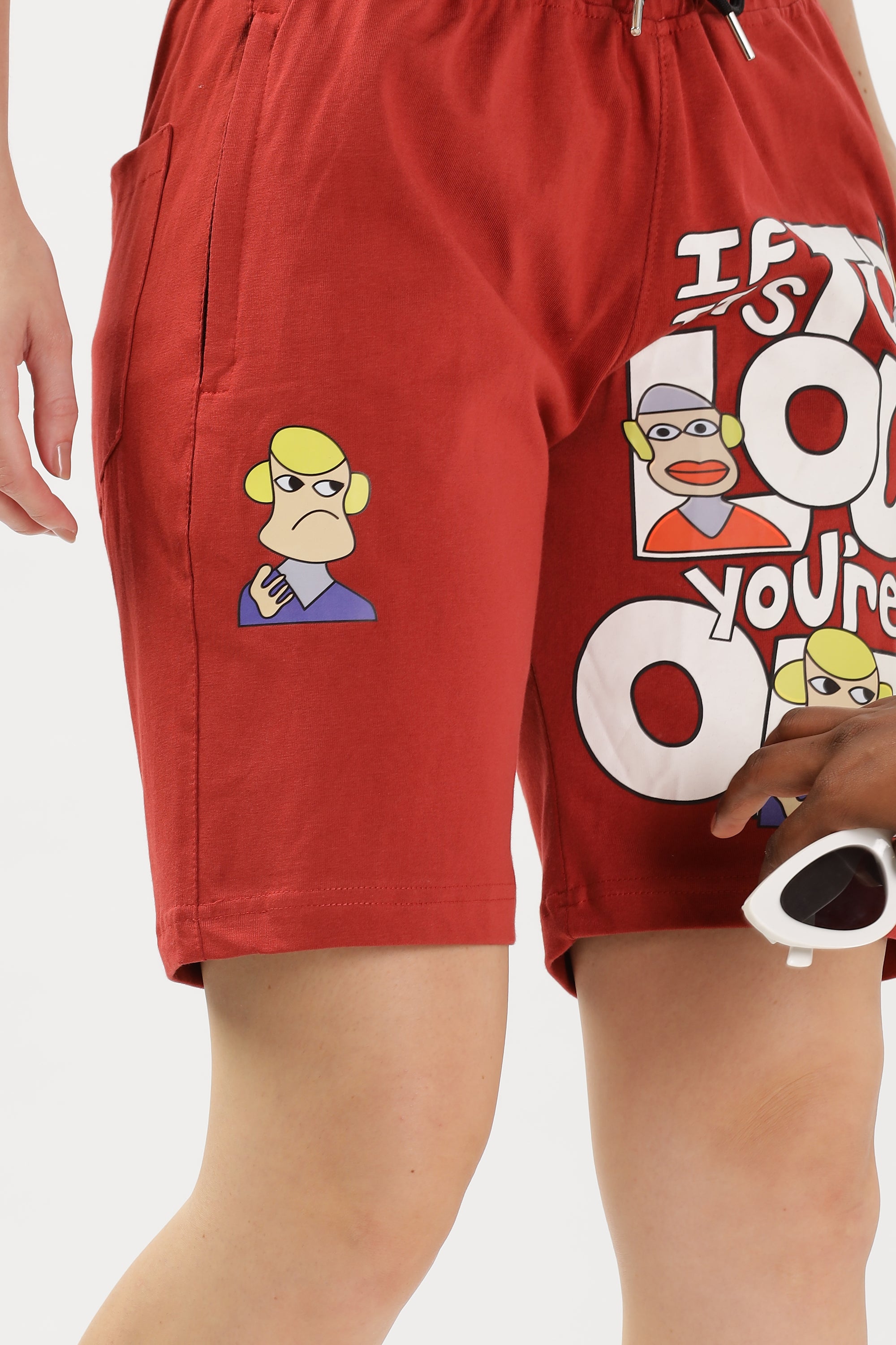 TOQ Oversized Strawberry Red