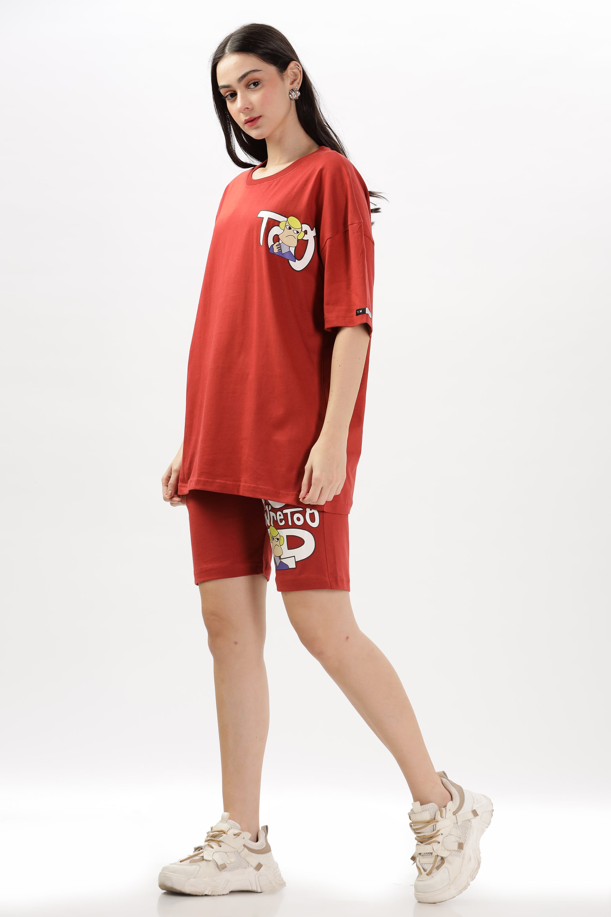 TOQ Oversized Strawberry Red