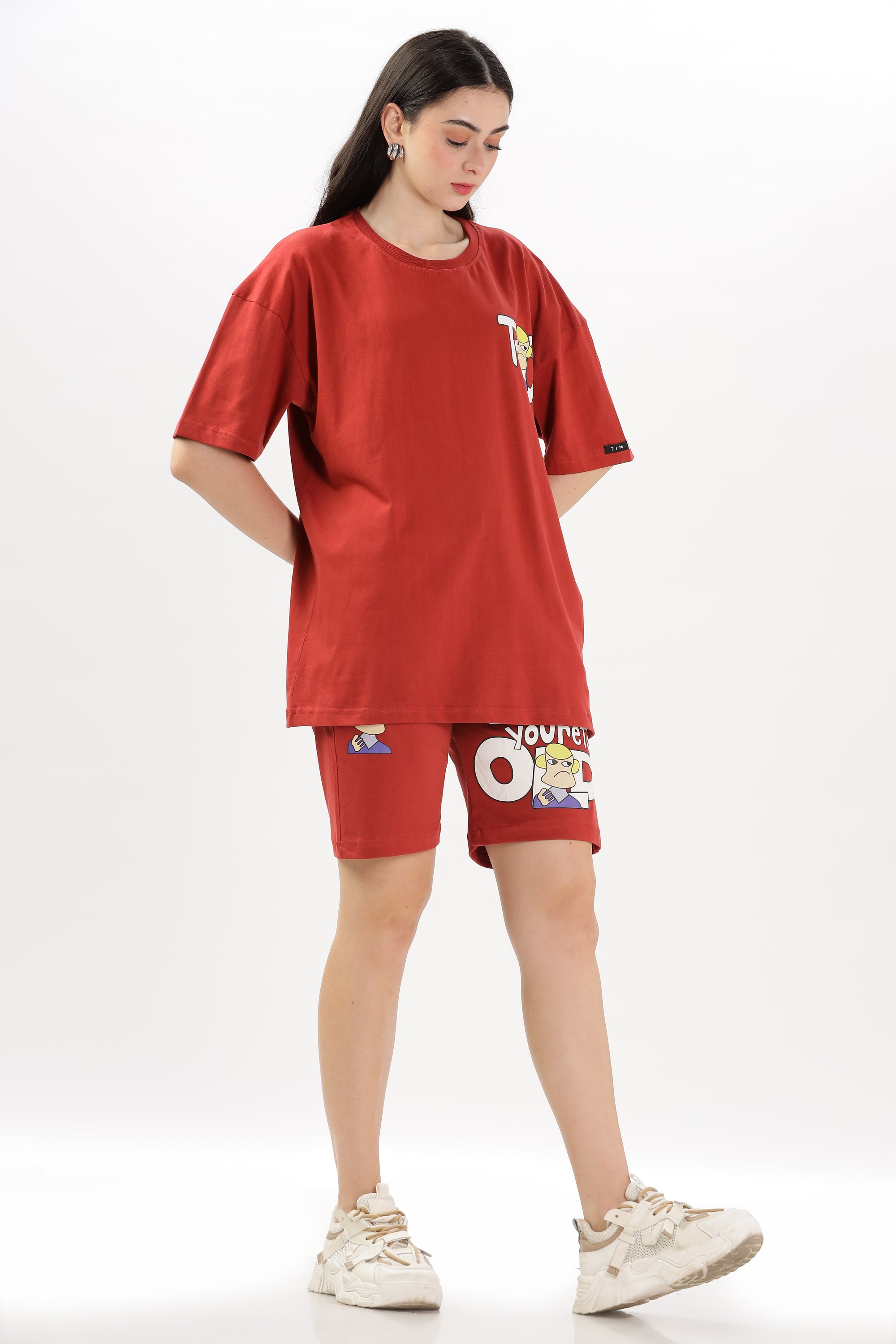TOQ Oversized Strawberry Red