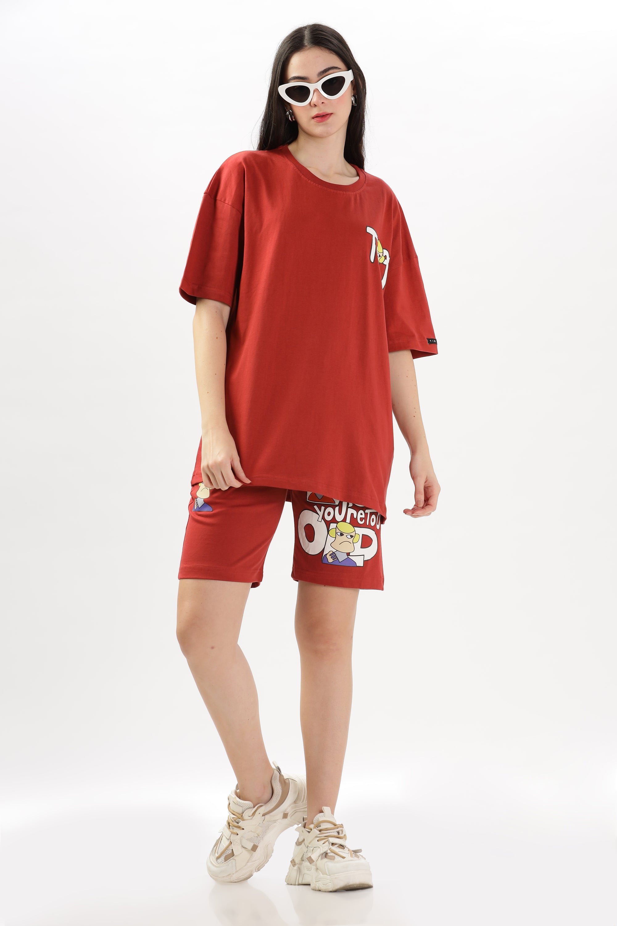 TOQ Oversized Strawberry Red