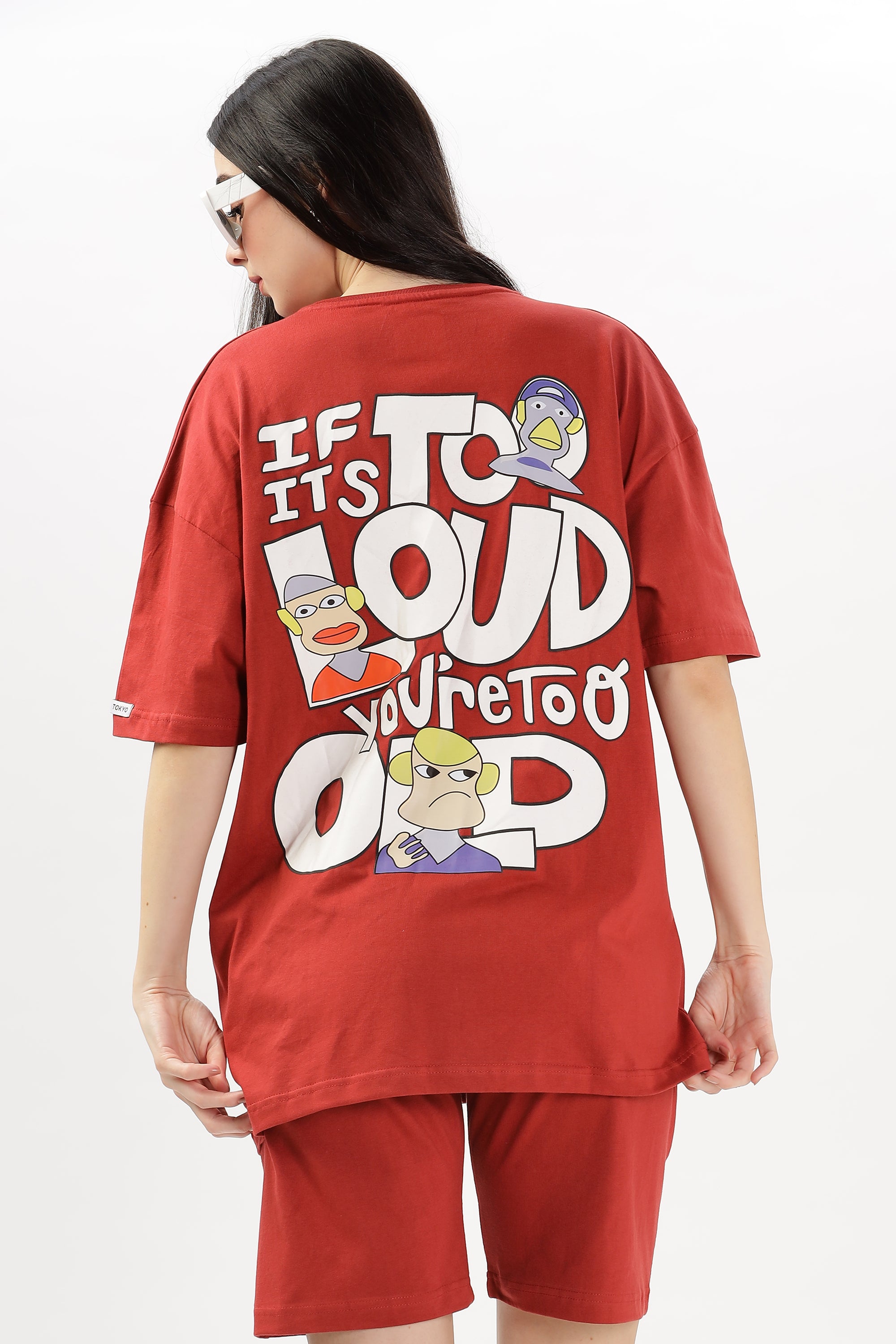 TOQ Oversized Strawberry Red