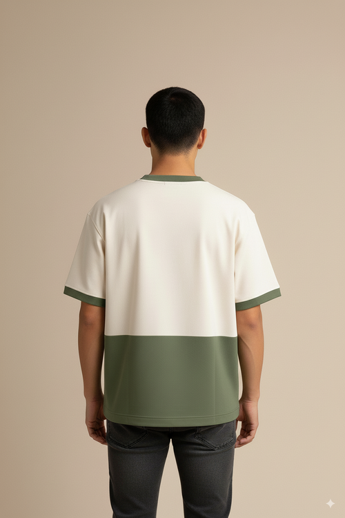 Basic Green Oversized Tee